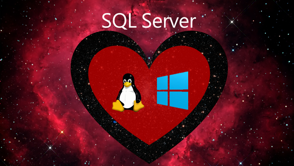 Microsoft har et stort behov for å uttrykke sin kjærlighet til Linux for tiden. Også når det gjelder SQL Server.
