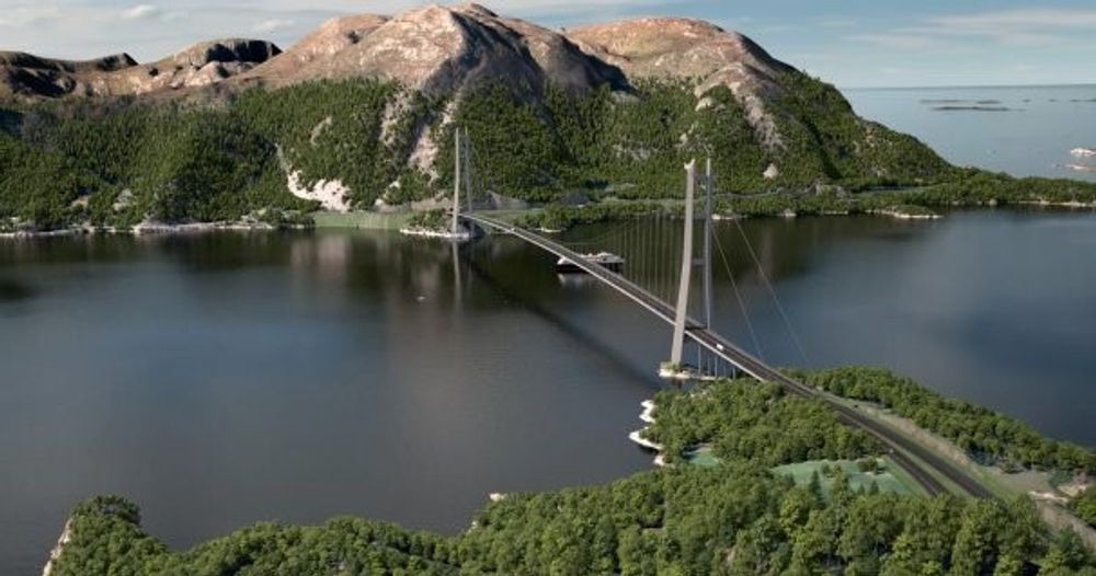 Norges største hengebru skal bygges over Julsundet ved Molde.