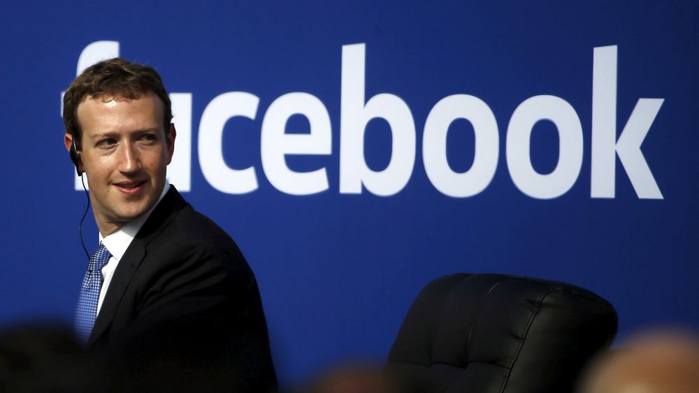 Facebooks toppsjef Mark Zuckerberg.