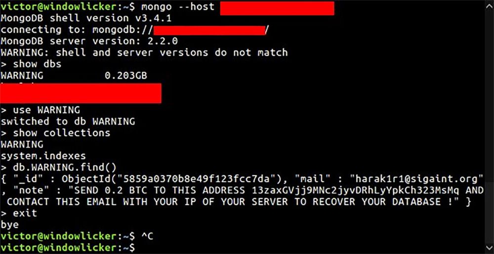 Mange tusen MongoDB-servere har blitt utsatt for utpressingsforsøk.