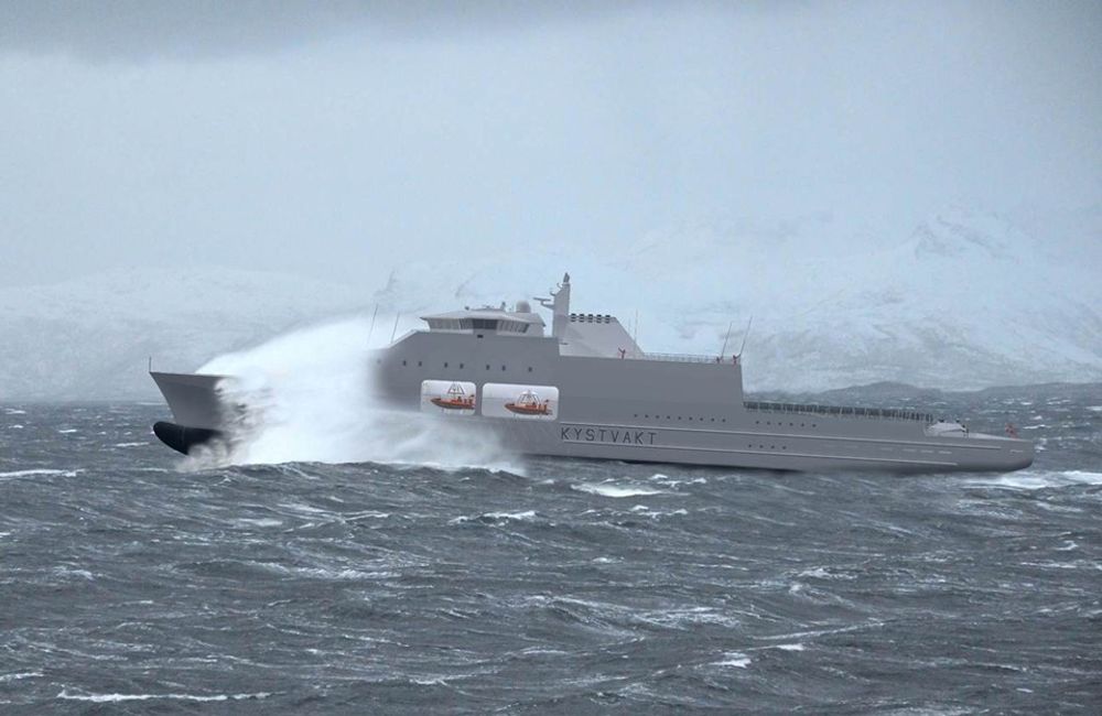 Klima- og miljøminister Vidar Helgesen reagerer på at de nye kystvaktskipene skal gå på diesel. Han vil ta saken opp med forsvarsministeren. 