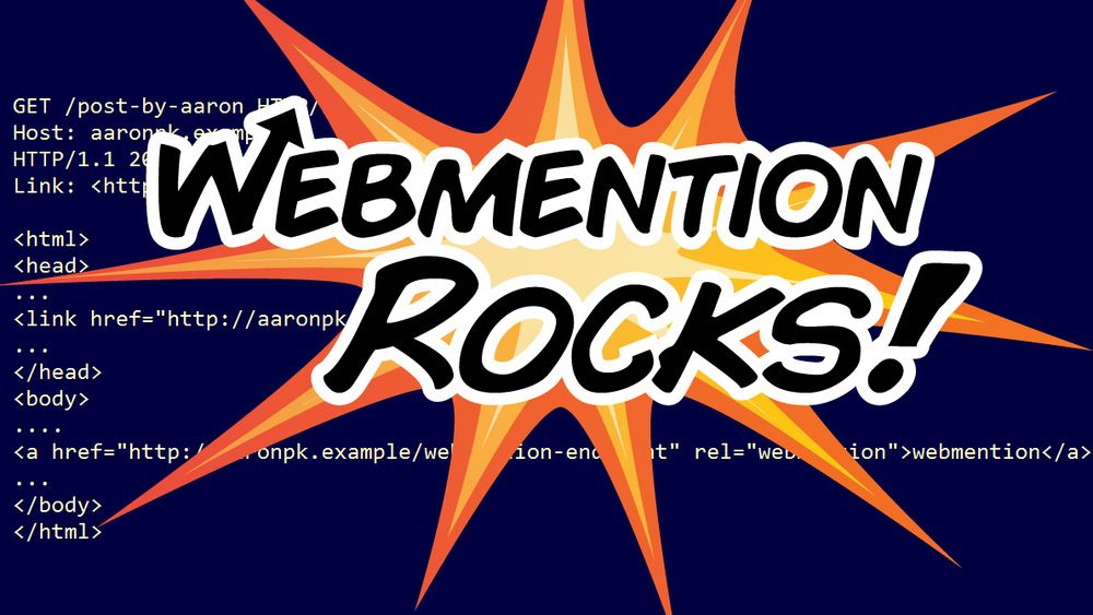 Den flere år gamle teknologien Webmention har nå blitt en offisiell W3C-standard for å varsle nettsteder om at de har blitt lenket til av andre nettsteder. Logoen i bildet er hentet fra nettstedet Webmention Rocks, som omtalt i saken.