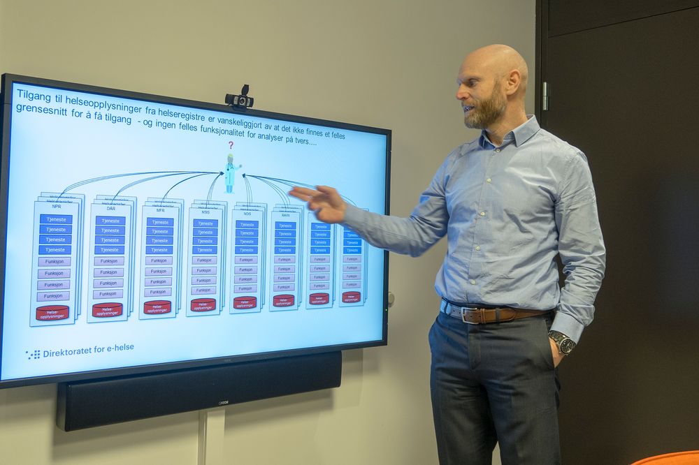 Leder satsingen: divisjonsdirektor Roar Olsen i Direktoratet for e-helse står bak rapporten med det ikke helt spennende navnet; Referansearkitektur og fellestjenester for helseregistre.