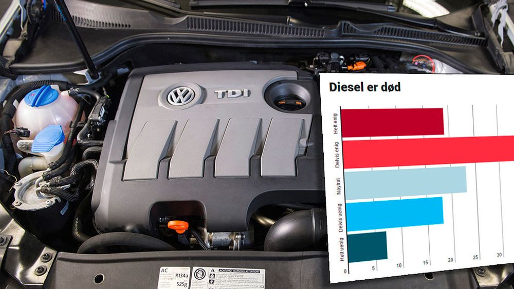 Et flertall av ledere i bilindustrien mener at dieselmotoren er død.