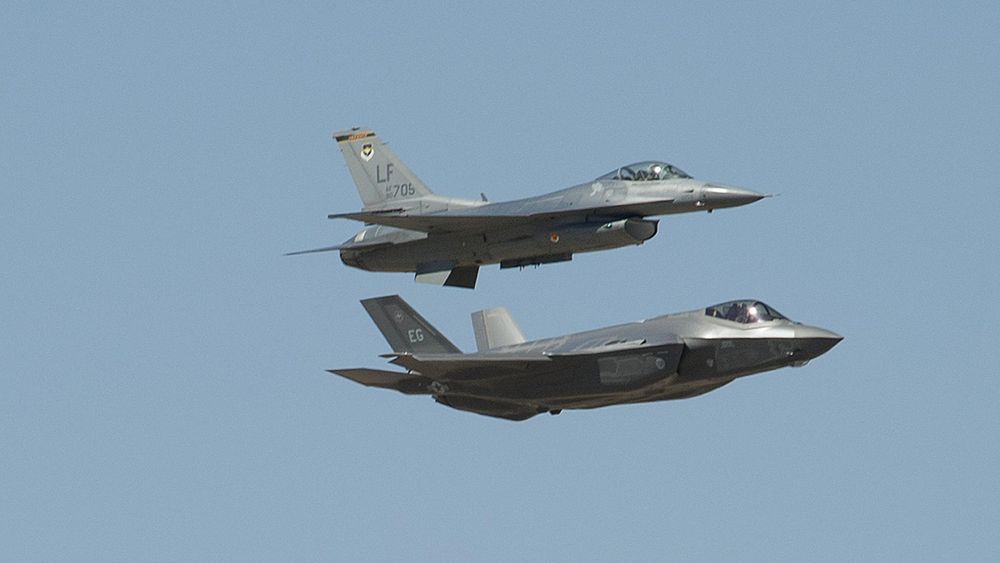 Flere av møtene på årets første Red Flag har vært mellom F-35 og F-16.