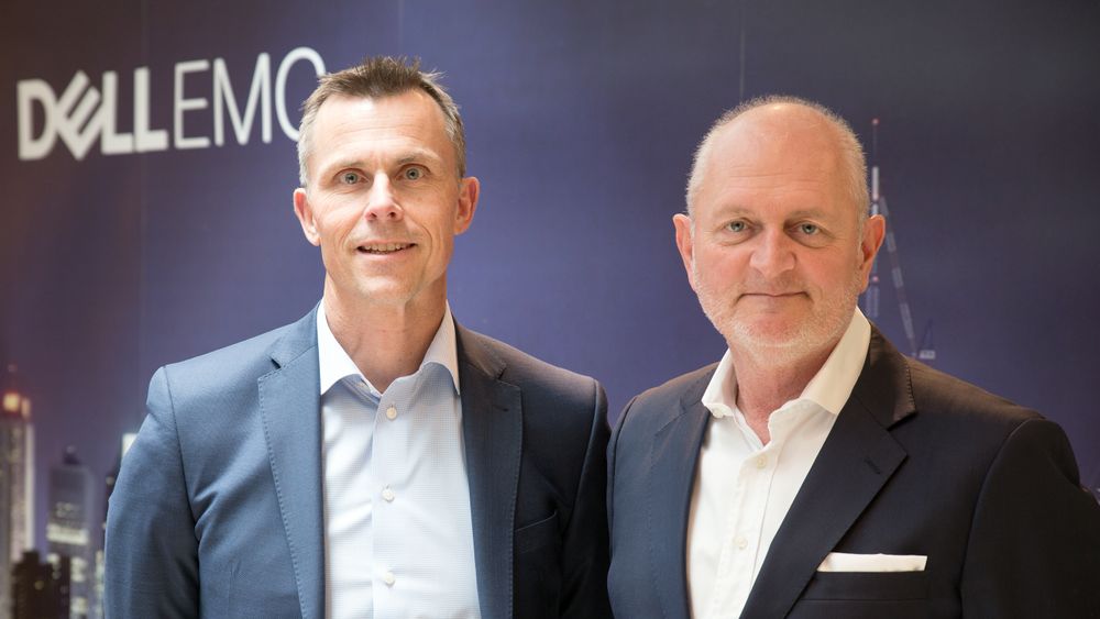 Christian Lorck (General Manager, Commercial Sales) og Jul Johansen (General Manager, Enterprise Sales), i Dell EMC Norge.