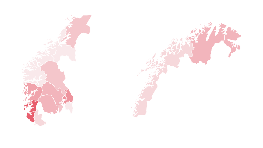 Gjennomsnittslønnen for ingeniører i næringslivet varierer med over 100.000 kroner fra best betalte til dårligst betalte region.