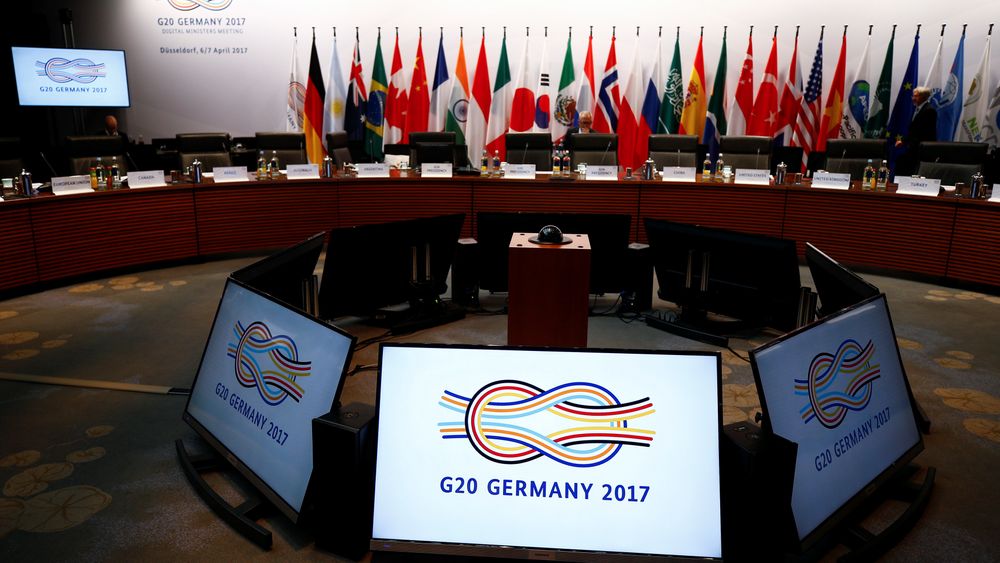 G20-møtet i tyske Düsseldorf samlet ministre med ansvar for digitalisering i de 20 største økonomiene i verden.