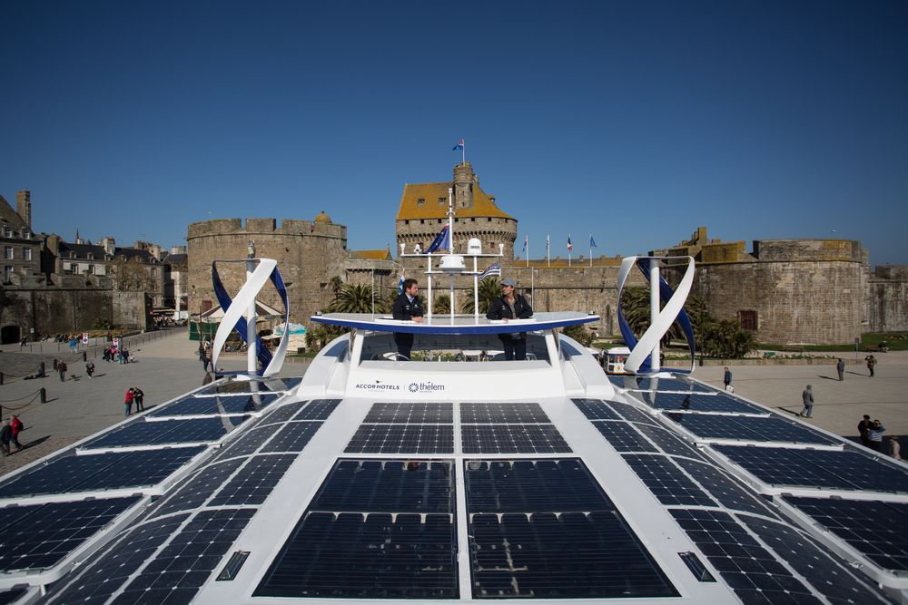 130 kvadratmeter med solcellepaneler sørger for opptil 20 kW med energi.