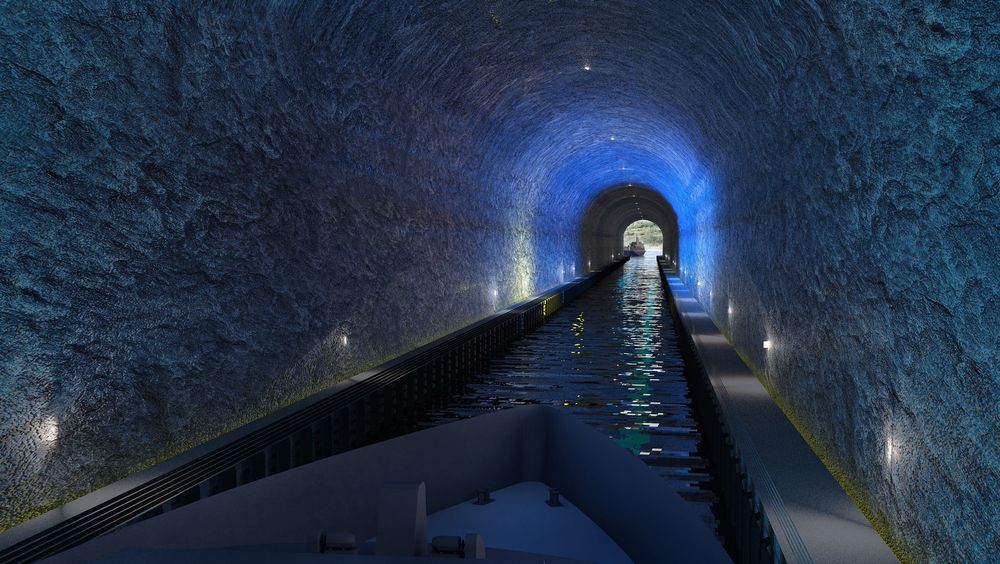 Det vil ta ca. 10 minutter å seile igjennom den 1,7 kilometer lange tunnelen. Skip på inntil ca. 140-150 meters lengde og 23 meters bredde kan bruke den.