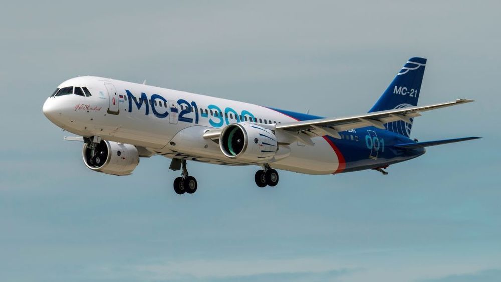 MC-21-300 på jomfruferden 28. mai.