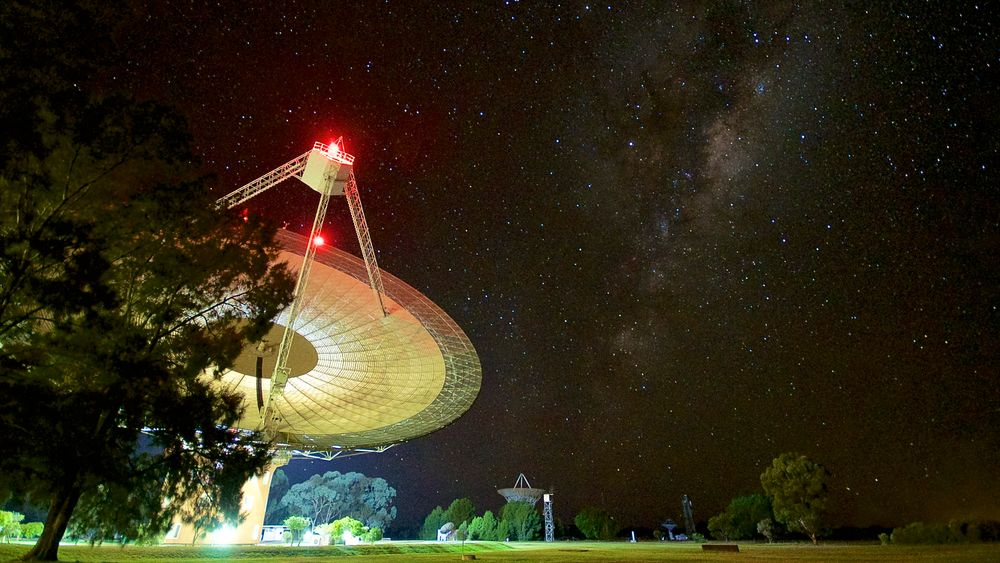 64 meter radioteleskop i Parkes, New South Wales, Australia, har vært brukt i SETI-prosjektet.