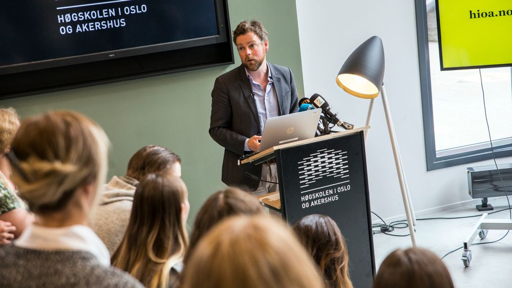 Kunnskapsminister Torbjørn Røe Isaksen kommenterte søkertallene fra Samordna opptak onsdag.