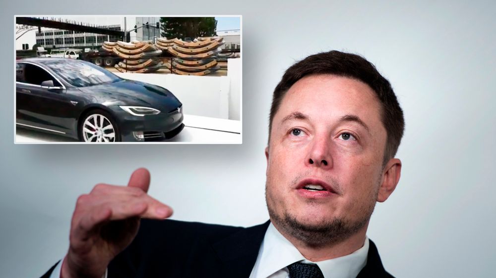 Elon Musk har lagt ut to videoer på Instagram hvor han viser frem en tidlig versjon av bilheisen han planlegger å bruke i the Boring Company.