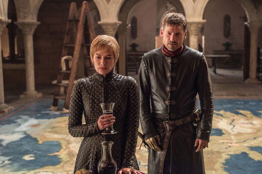 Sesong 7 av HBO-suksessen «Game of Thrones» hadde nylig premiere. Her fra en scene med skuespillerne Lena Headey og Nikolaj Coster-Waldau.