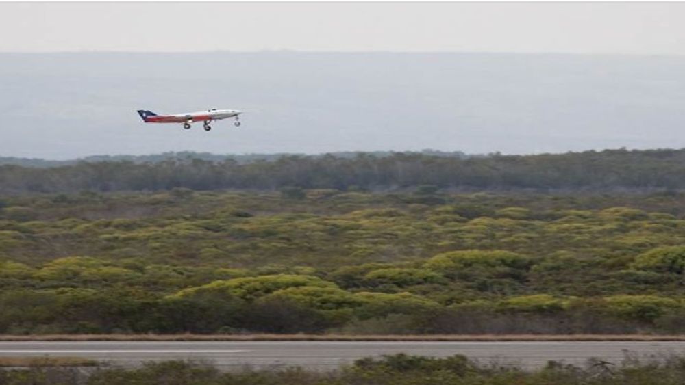 Ifølge UBS er dette et «Pilotless» Sagitta Airbus som tar av fra Sør Afrika..