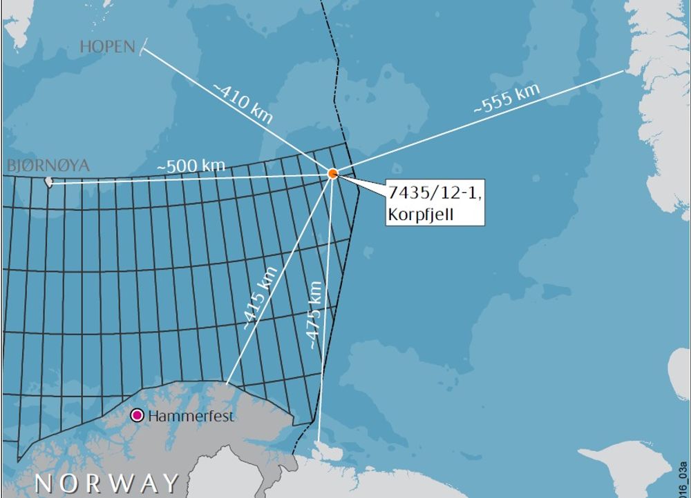Statoil er skuffet over resultatet av Korpfjell-brønnen. Selskapet håpet på et større oljefunn, men gjorde kun et lite gassfunn, som det ikke vil være lønnsomt å bygge ut. Korpfjell var den første brønnen i Barentshavet Sørøst.