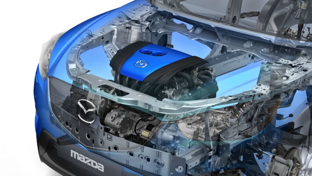 Planene til Mazda innebærer at bensinmotorene vil bli mer effektive enn produsentens dieselmotorer.