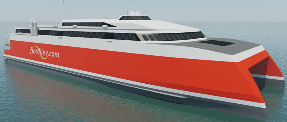 Austal Ships skal levere den 109 meter lange og 30,5 meter brede katamaranen til sommersesongen 2020. Den erstatter HSC Fjord Cat, som har bare halvparten av passasjer- og bilkapasiteten.