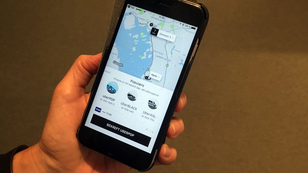 Det er fortsatt mulig å bestille en Uber-bil på kort varsel i Oslo sentrum.