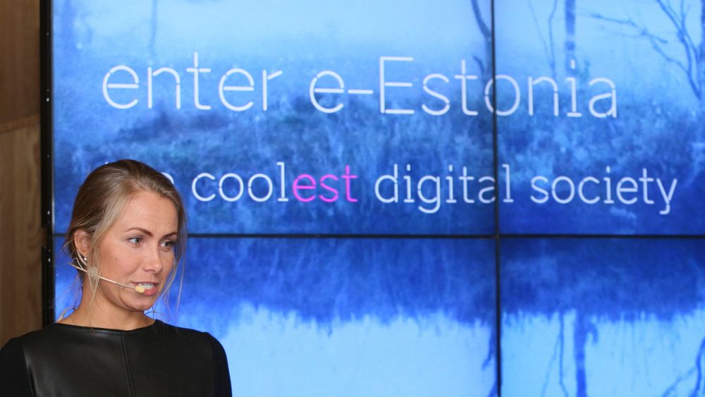 Anna Piperal fra e-Estonia Showroom, som tar imot 10 000 besøkende hvert år. Det inkluderer en rekke statsledere som har latt seg imponere av landets digitale satsing.