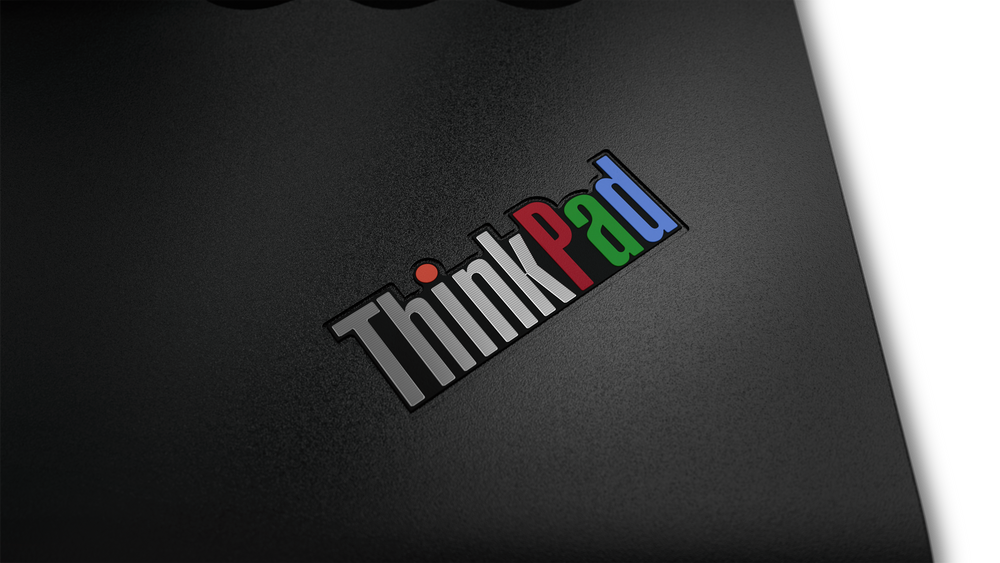 Jubileumsmodellen er utstyrt med en logo med de samme fargene som gikk igjen i logoene til IBMs ThinkPad-modeller.