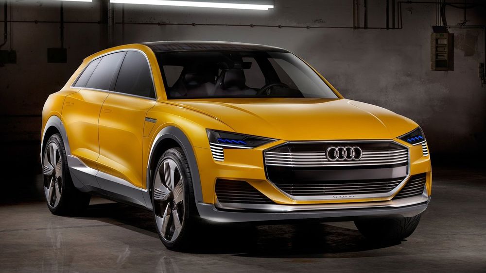 Audis hydrogenkonsept h-tron quattro concept. 