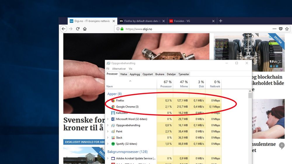 Nye Firefox Quantum skal være så mye som 30 prosent raskere enn Google Chorme. På digi.nos PC holder Mozilla definitivt hva de lover.