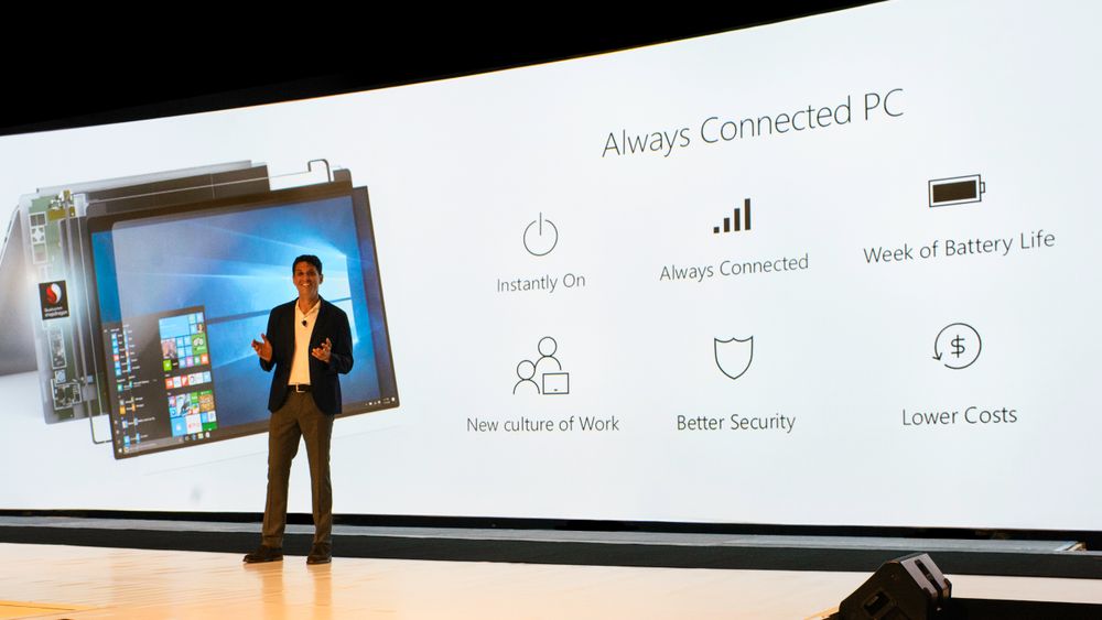 Terry Myerson avduket Windows 10 for ARM og Always Connected PC i går.
