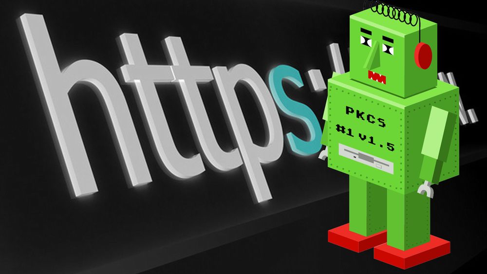 Mange nettsteder hvor trafikken er beskyttet med HTTPS, TLS, RSA og PKCS #1 v1.5, kan avlyttes.