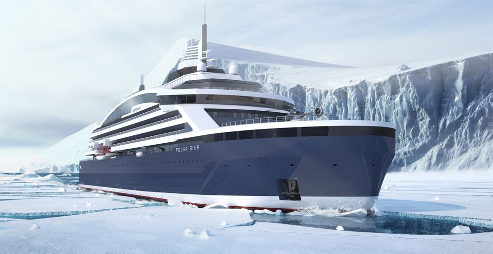 Vard skal levere verdens første isbrytende cruiseskip.Det skal tåle 3,5 meter tykk is og har plass til 270 passasjerer. Leveres til Ponant i 2021. 