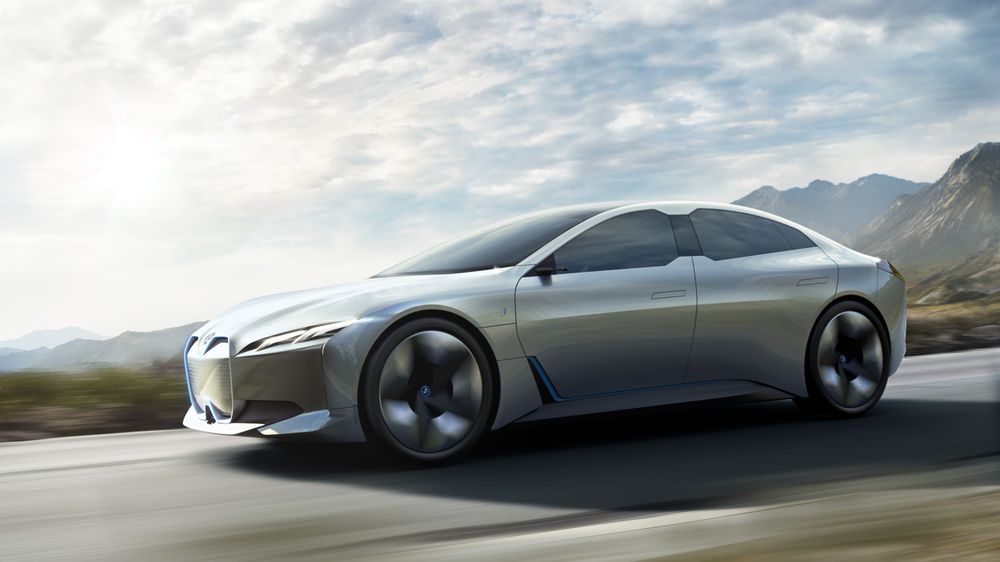 Det elektriske konseptet BMW i Vision Dynamics hinter trolig om en av BMWs kommende elbiler.