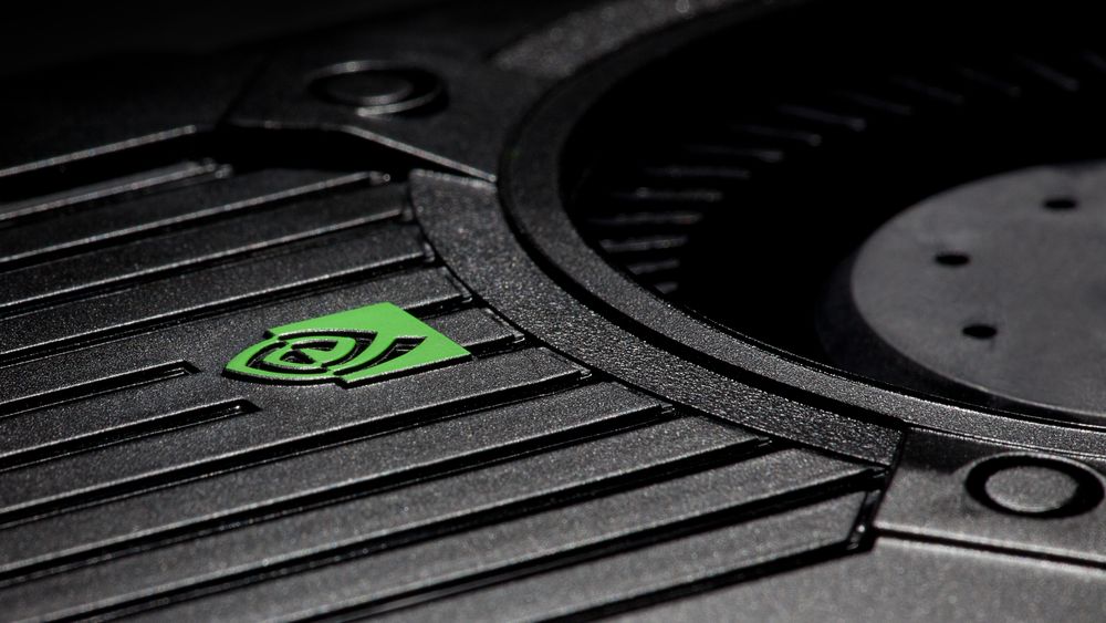 Detalj fra Nvidias GeForce GTX 660 Ti-skjermkort.