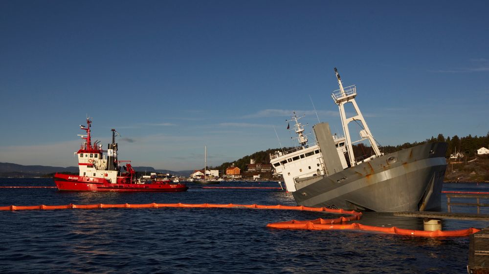 Daværende Crete Cement sank i nærheten av Fagerstrand på Nesodden i 2008. Sementskipet seiler nå under navnet MV Nordanvik.