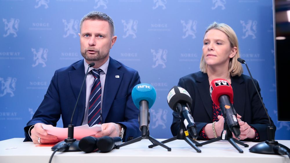 Helseminister Bent Høie og justis-, beredskaps- og innvandringsminister Sylvi Listhaug holdt i ettermiddag en presseorientering i forbindelse med dataangrepet mot Helse Sør-Øst.