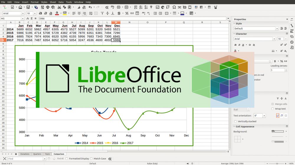 LibreOffice 6.0 kommer med en rekke mindre forbedringer, og enkelte større nyheter.