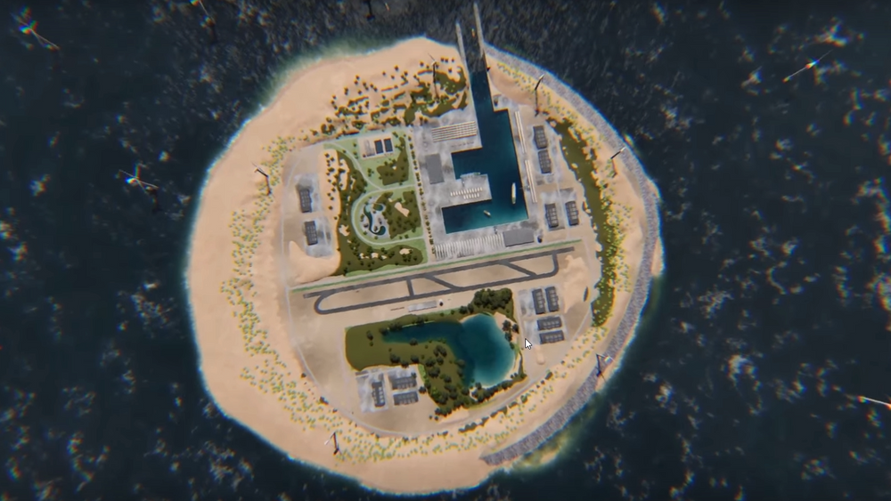 En artistisk framstilling av konseptet.