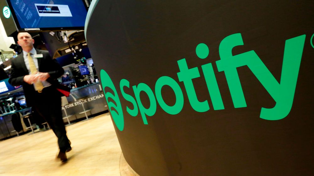 Spotify ble børsnotert på New York-børsen tirsdag.