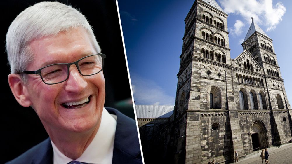 Apples toppsjef Tim Cook får mer virksomhet i den svenske universitetsbyen med egen domkirke.