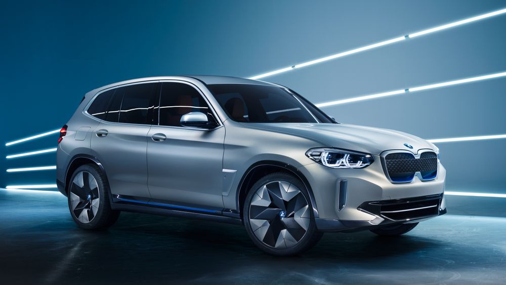 Konseptutgaven av den kommende BMW iX3.