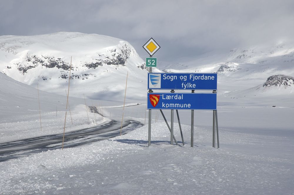 Rv 52 Hemsedalsfjellet var en av strekningene som var gjenstand for Vegtilsynets kontroll av beredskapsplaner.