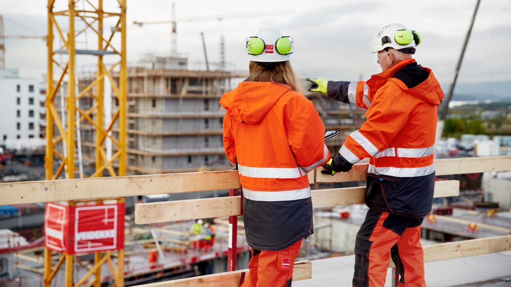 Veidekke Entreprenør har flest ansatte i byggebransjen.