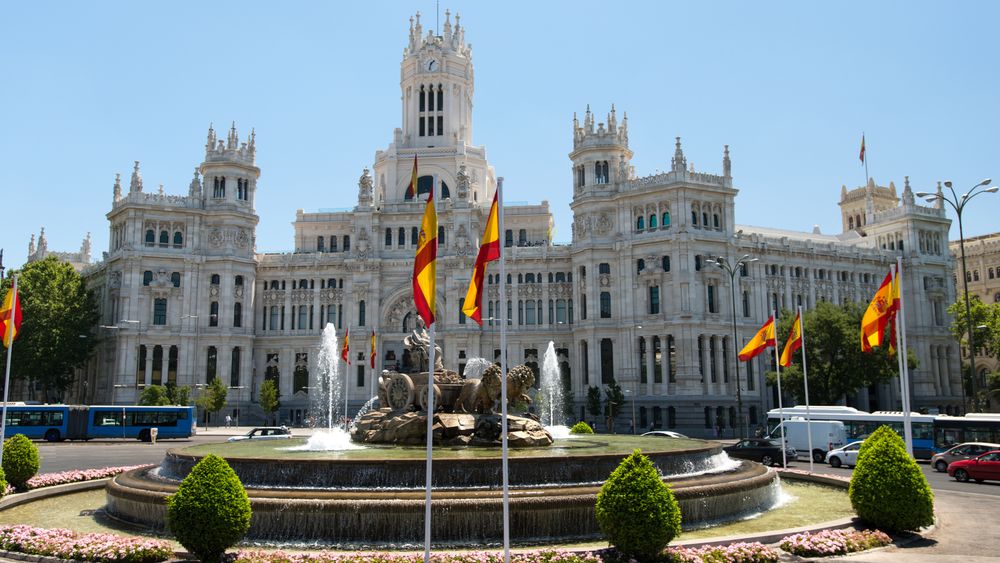 Cibeles Fountain Madrid Spain