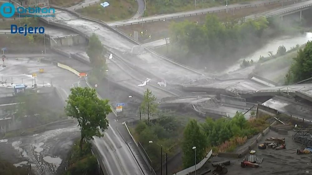 Slik så det ut etter at støvet hadde lagt seg.