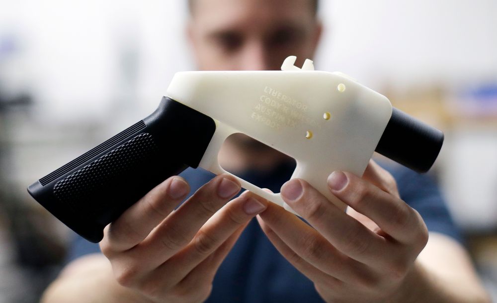 Pistolen The Liberator kan 3D-printes.