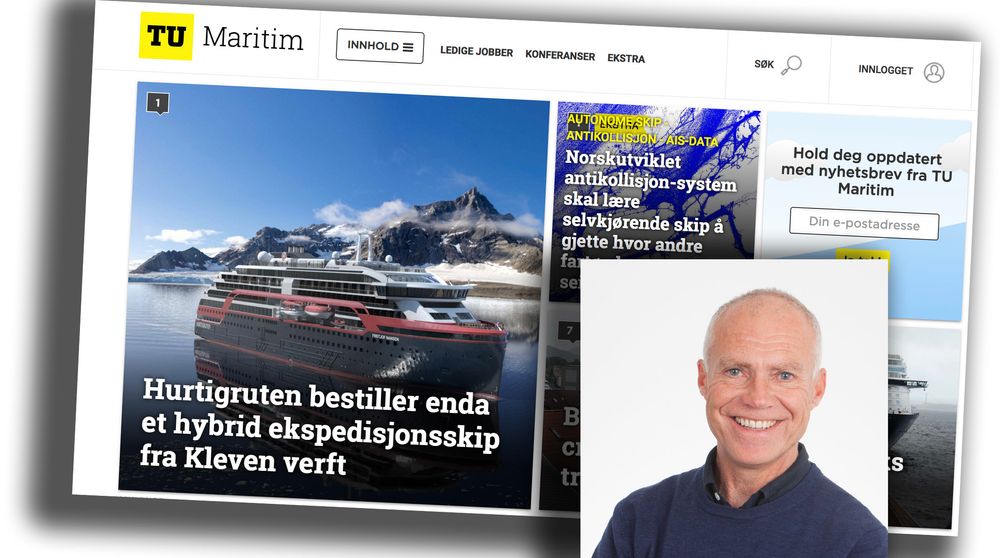 UKENS GJEST: Skipsekspert Tore Stensvold i Teknisk Ukeblad forteller om satsingen på TU Maritim. 