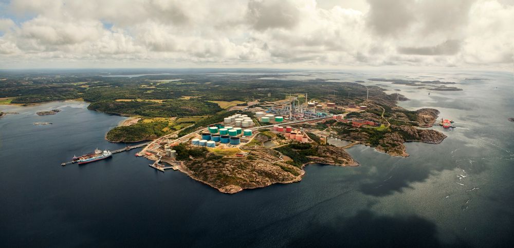 Et fangsanlegg ved raffineriet i Lysekil vil kunne fange 500.000 tonn CO2 i året, av et utslipp på 1,6 millioner tonn.