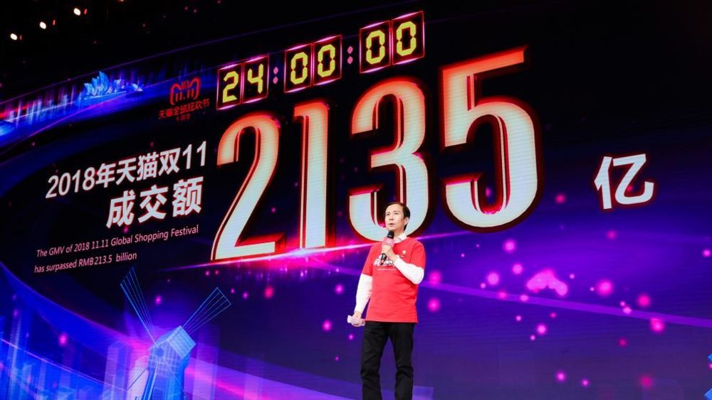 Alibaba slo til med ny dagsrekord. Under årets singles day ble det solgt varer og tjenester på netthandelsplattformen for 259 milliarder kroner, eller 213,5 milliarder kinesiske yen.