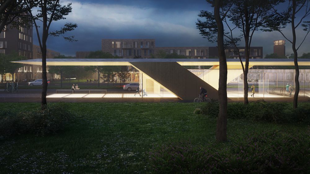 Flytårnet stasjon: Mestres Wåge Arkitekter / Imago Atelier de Arquitectura og José Gigante