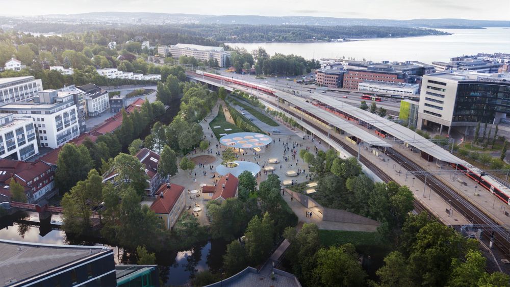 Lysaker stasjon: Asplan Viak, Longva arkitekter og Arup